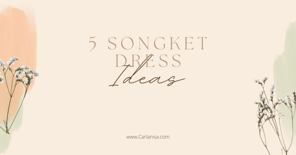 songket dress-malay fashion