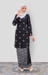 ARDINA KURUNG MODEN | BLACK SILVER