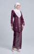SEROJA KEBAYA | DARK MAGENTA SILVER