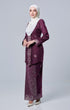 SEROJA KEBAYA | DARK MAGENTA SILVER