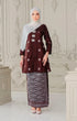 Anggun Kebaya | Maroon Silver