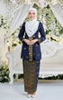 DEFECT SEROJA KEBAYA | BLUE BLACK GOLD