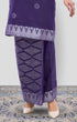 RIZA 2.0 KURUNG MODEN | DARK PURPLE SILVER