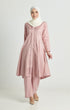 Front view Kebarung Klasik Rose Gold showing klasik labuh design and cotton plain fabric