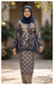 SAFIRA KURUNG KEDAH | BLUE BLACK