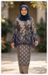 SAFIRA KURUNG KEDAH | BLUE BLACK